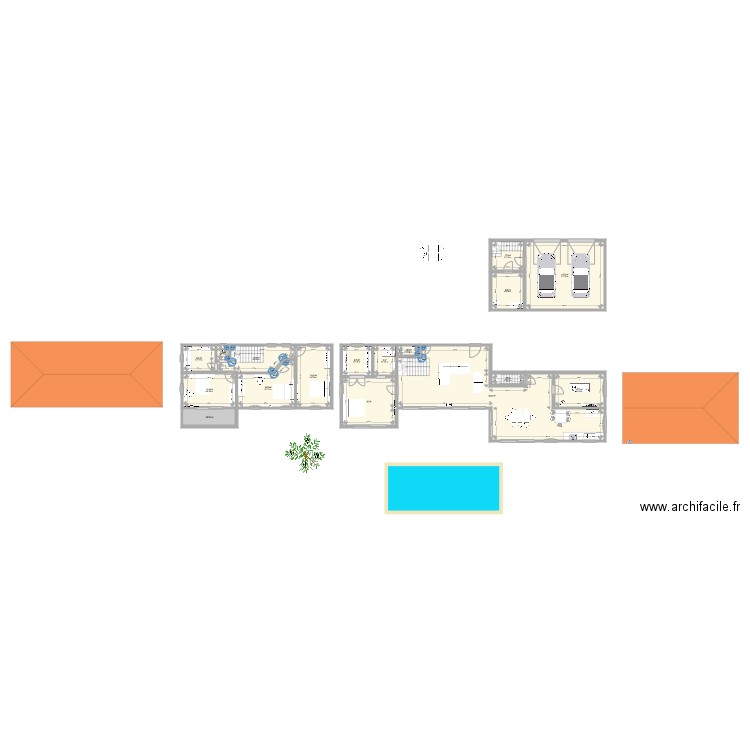 projet de construction 1. Plan de 0 pièce et 0 m2