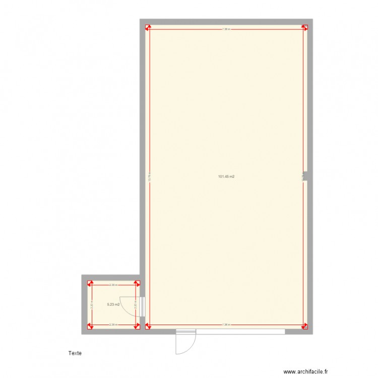 CRYOCORPUS avant travaux. Plan de 0 pièce et 0 m2