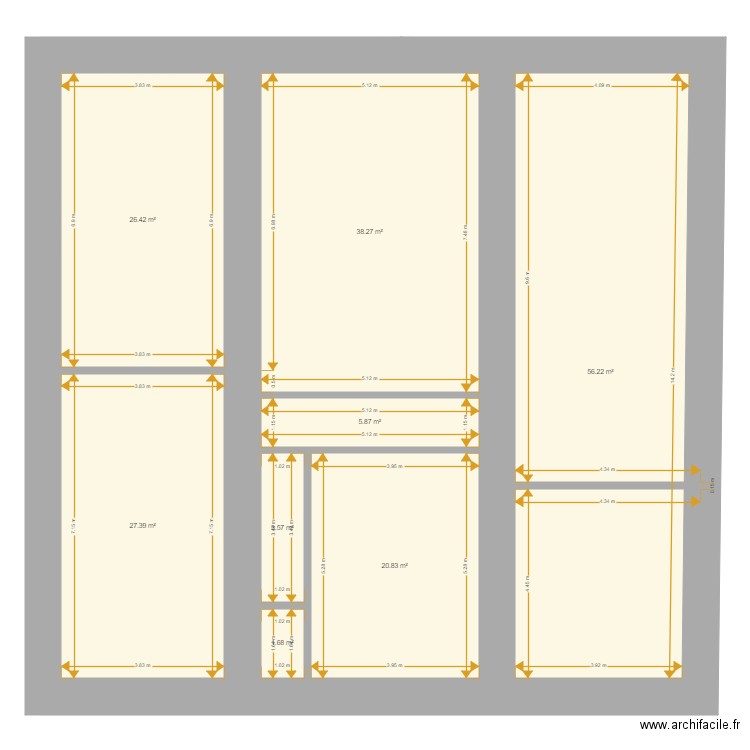 ANDENMATTEN Bernard. Plan de 0 pièce et 0 m2