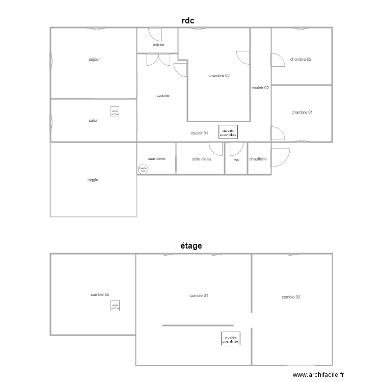 roy  am maison. Plan de 0 pièce et 0 m2