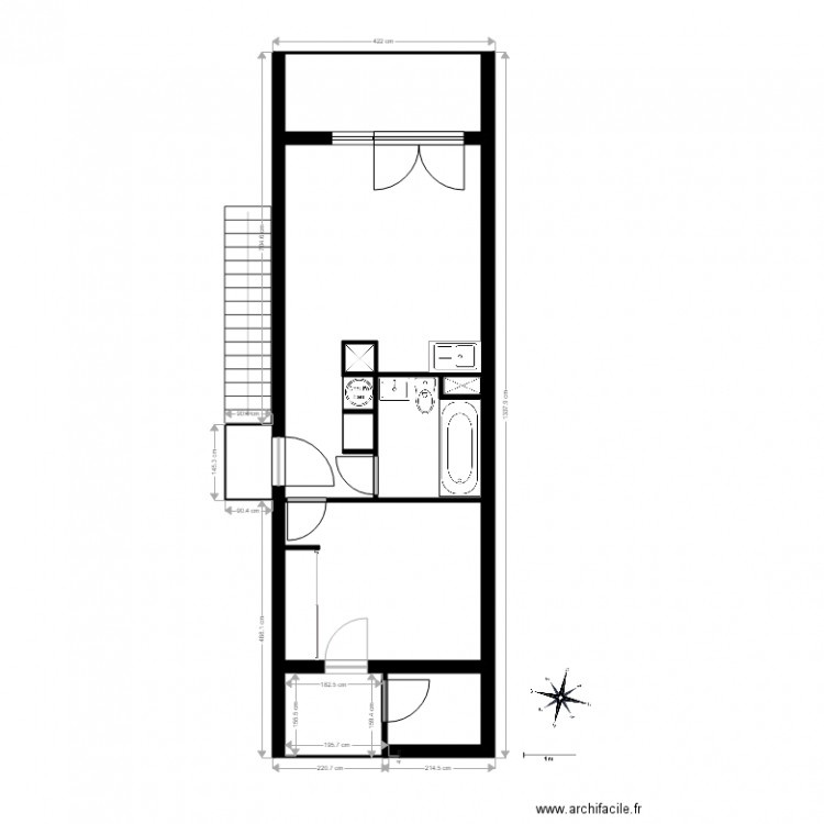 61 av de laero dax. Plan de 0 pièce et 0 m2