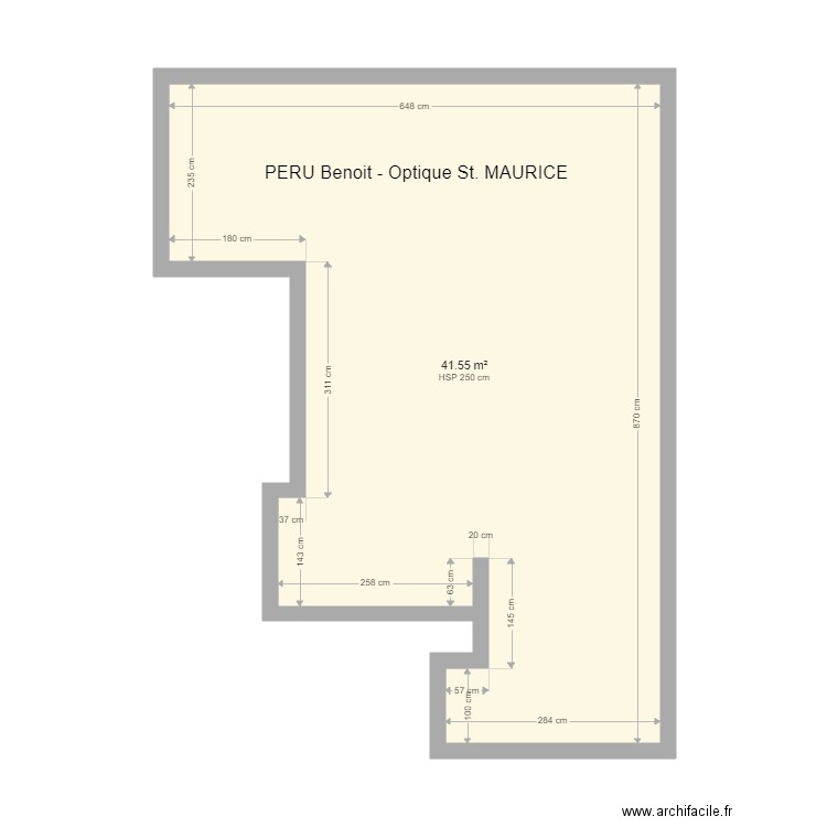 PERU Benoit Optique St MAURICE. Plan de 0 pièce et 0 m2