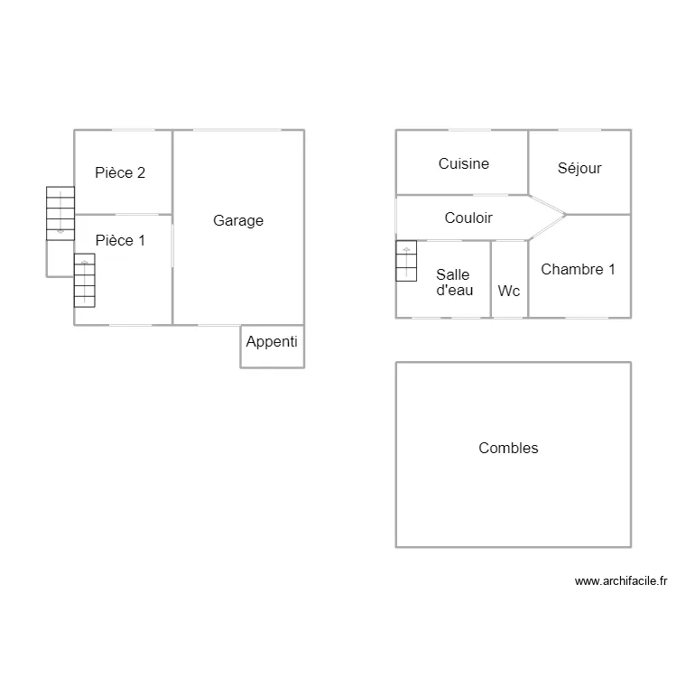 TREFFIAGAT STEPHAN. Plan de 