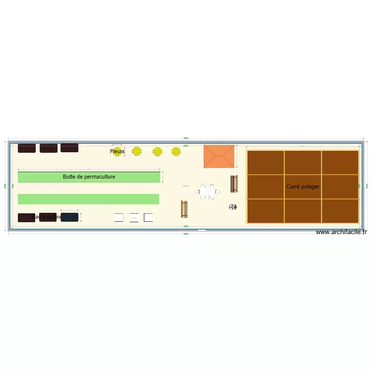 Plan du jardin. Plan de Plan du jardin. Plan de
