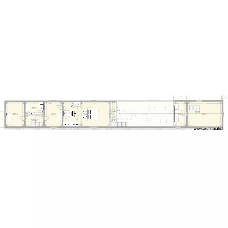 Les Bruy&egrave;res. Plan de 