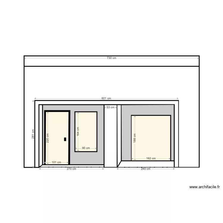 XIMITI NICE FACADE. Plan de XIMITI NICE FACADE. Plan de