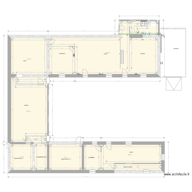 maison2. Plan de 0 pièce et 0 m2