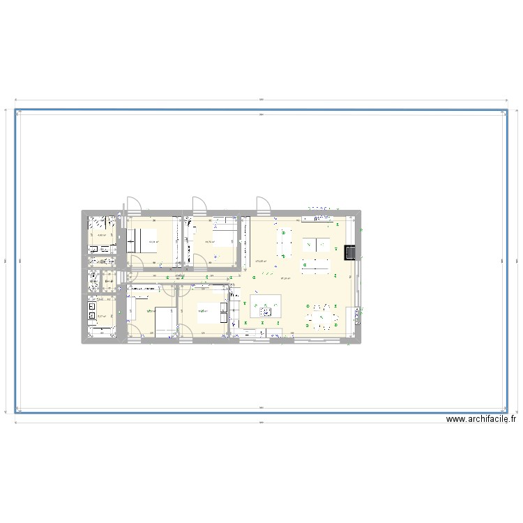 hangar 2023 V1 pour permis de construire. Plan de 0 pièce et 0 m2