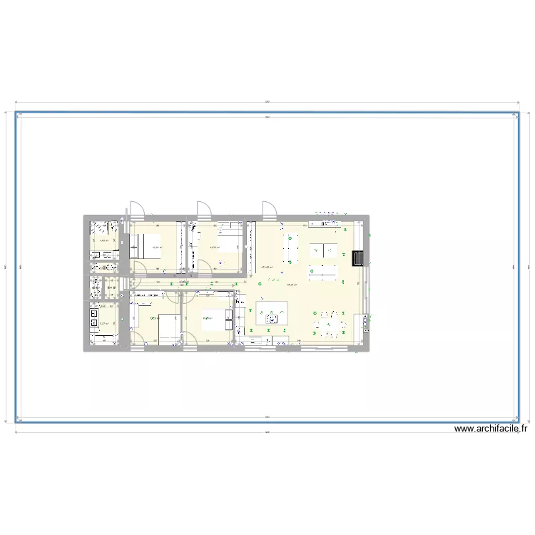 hangar 2023 V1 pour permis de construire. Plan de hangar 2023 V1 pour permis de construire. Plan de