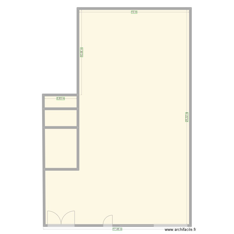 TRIUNVIRATO 3143. Plan de 4 pièces et 385 m2