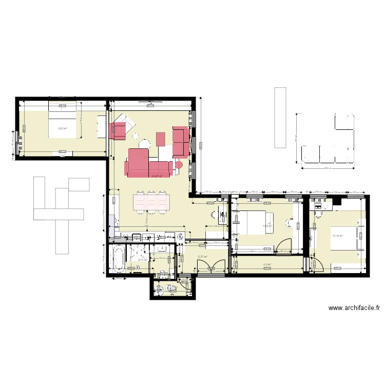 109strasbourg2. Plan de 8 pièces et 108 m2