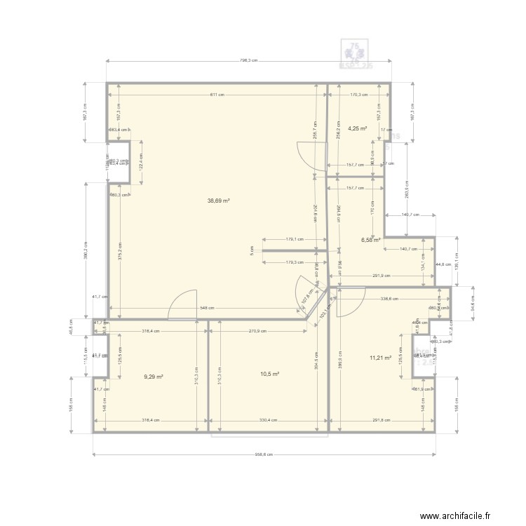 ANA. Plan de 0 pièce et 0 m2