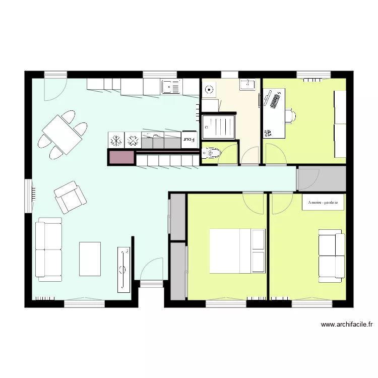 Maison lempdes 4. Plan de 