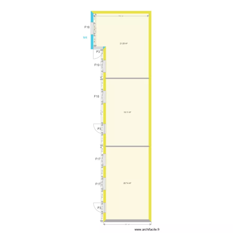 Bat C Copro puteaux. Plan de 