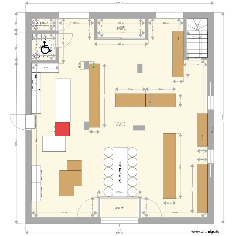 MAGASIN. Plan de 0 pièce et 0 m2