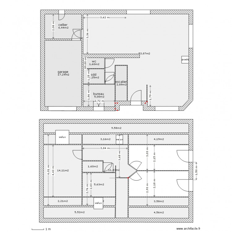 Plan. Plan de 0 pièce et 0 m2