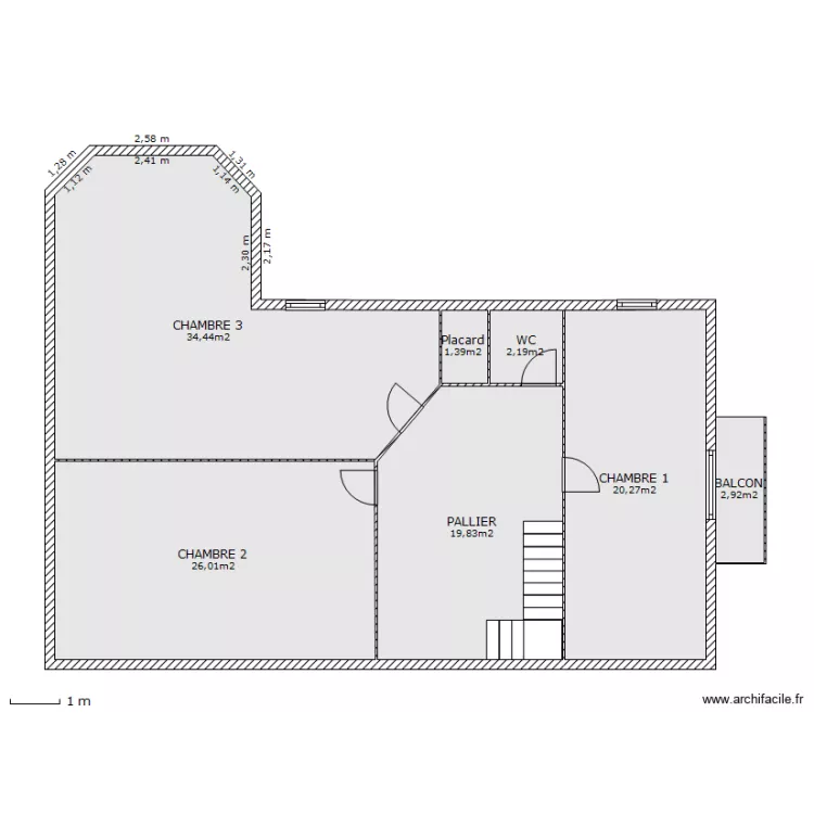 etage. Plan de 