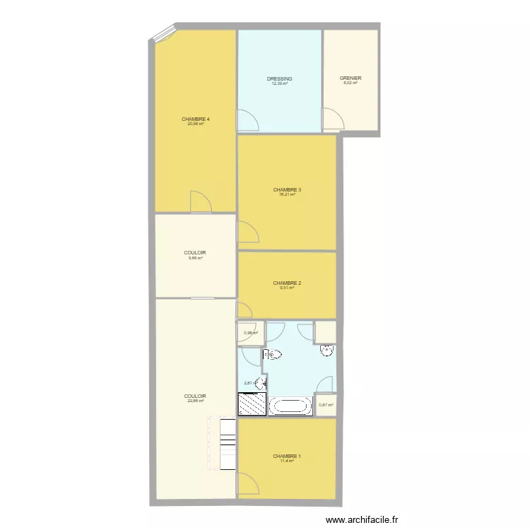 PLAN ETAGE MAISON. Plan de PLAN ETAGE MAISON. Plan de
