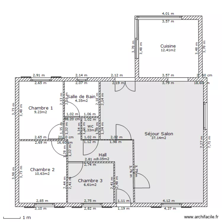 maison. Plan de maison. Plan de