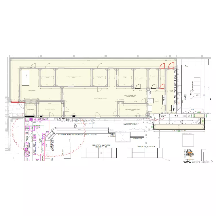 SU Truchtersheim plan labos V2. Plan de 