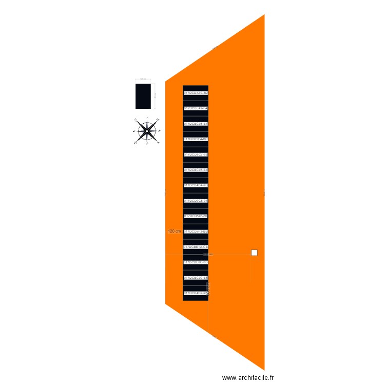CALEPINAGE M.CERNIZE. Plan de 0 pièce et 0 m2