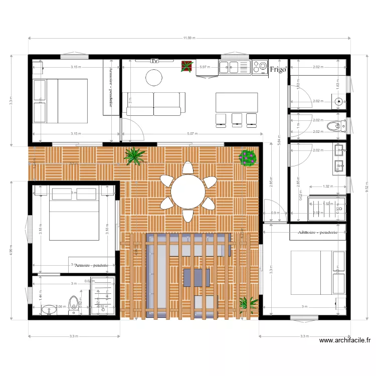 STEPHAN ET MAEVA. Plan de 