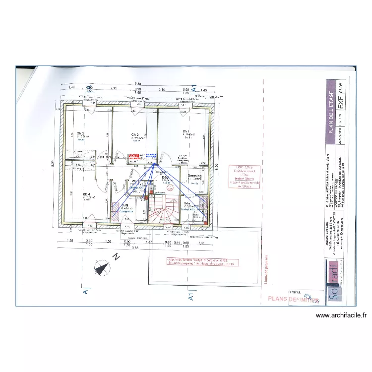 ARTAULA ETAGE . Plan de 