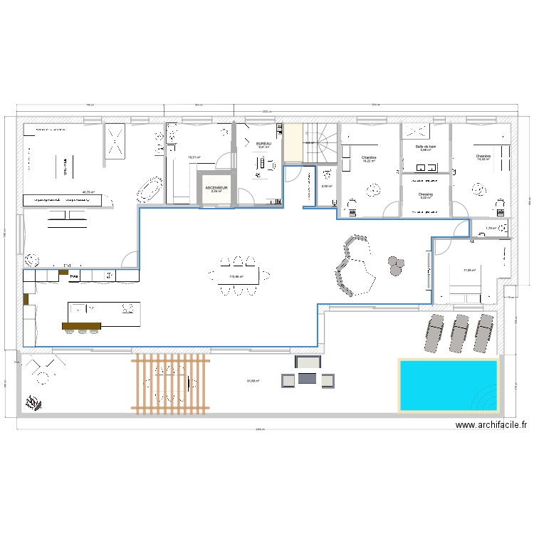 ROOFTOP 1.1;1. Plan de 14 pièces et 338 m2