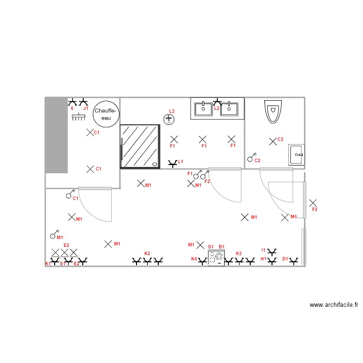 cuisine pro 2.4. Plan de 0 pièce et 0 m2