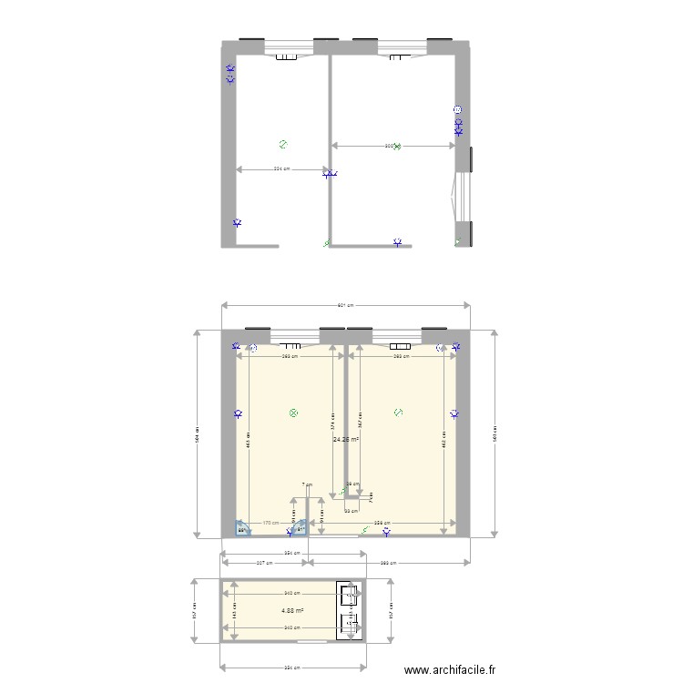 Extension  maison2. Plan de 0 pièce et 0 m2