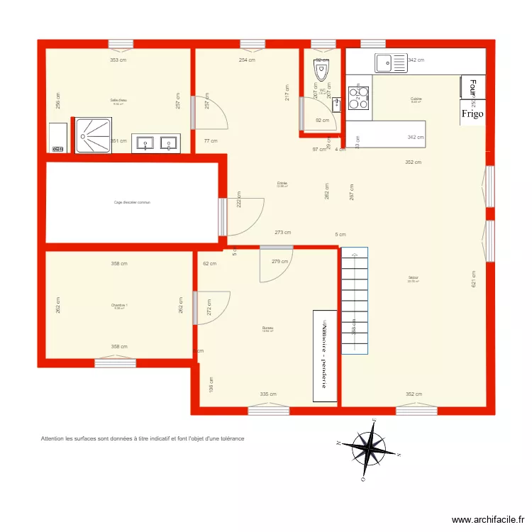 BI 3540 côté. Plan de BI 3540 côté. Plan de