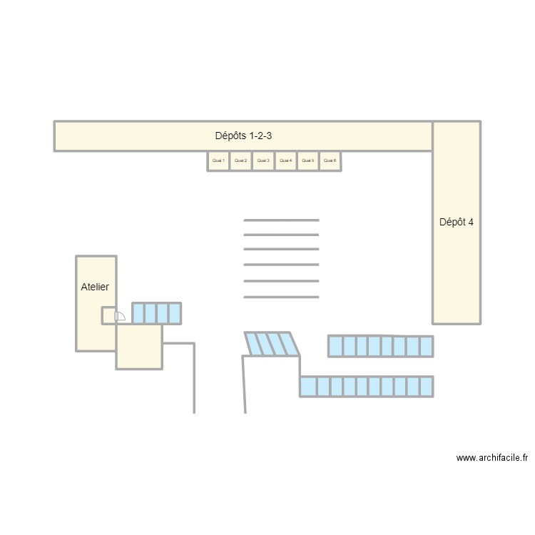 Panneau ILL. Plan de 37 pièces et 12 m2