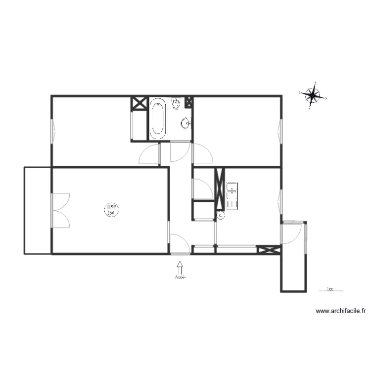 res lavigerie appt 157. Plan de 