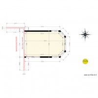 VERANDA MACONNEE VUE EN PLAN DEFINITIVE