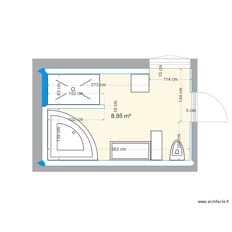 SdB 2020. Plan de 0 pièce et 0 m2