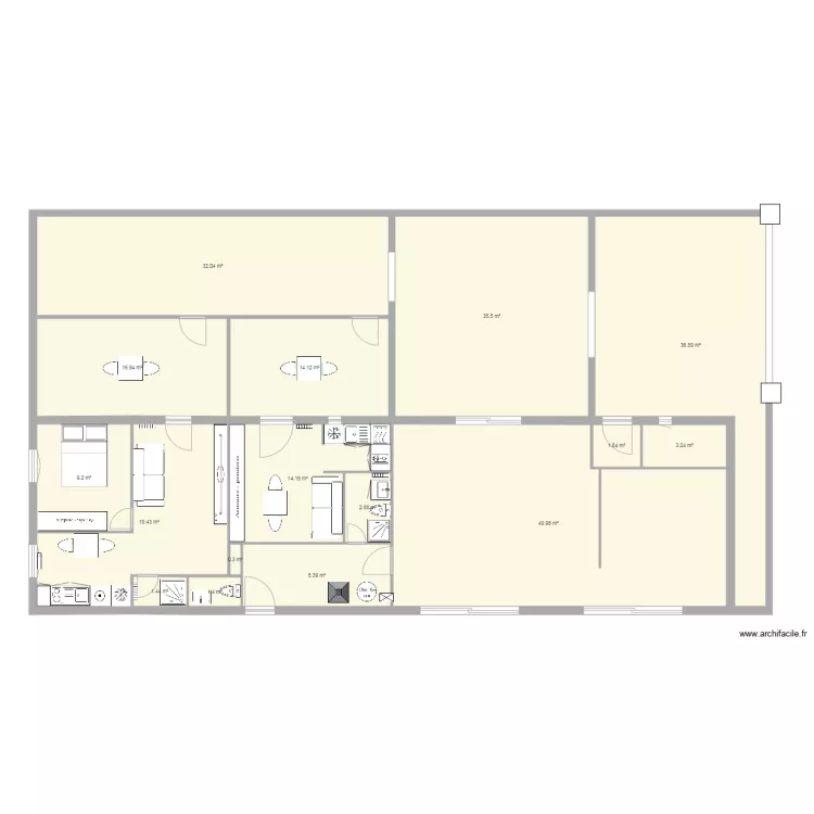 location 2 appart5. Plan de 