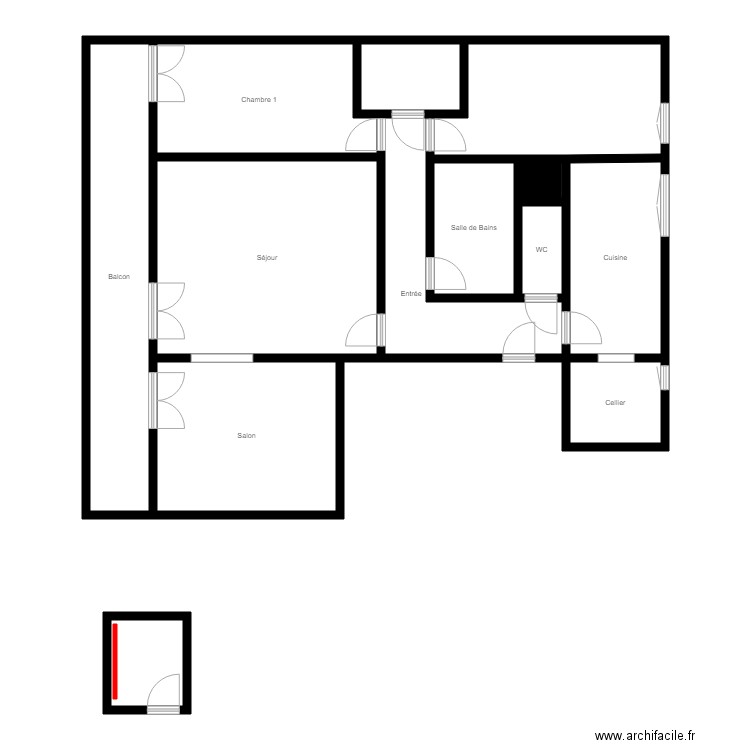 E190292. Plan de 0 pièce et 0 m2