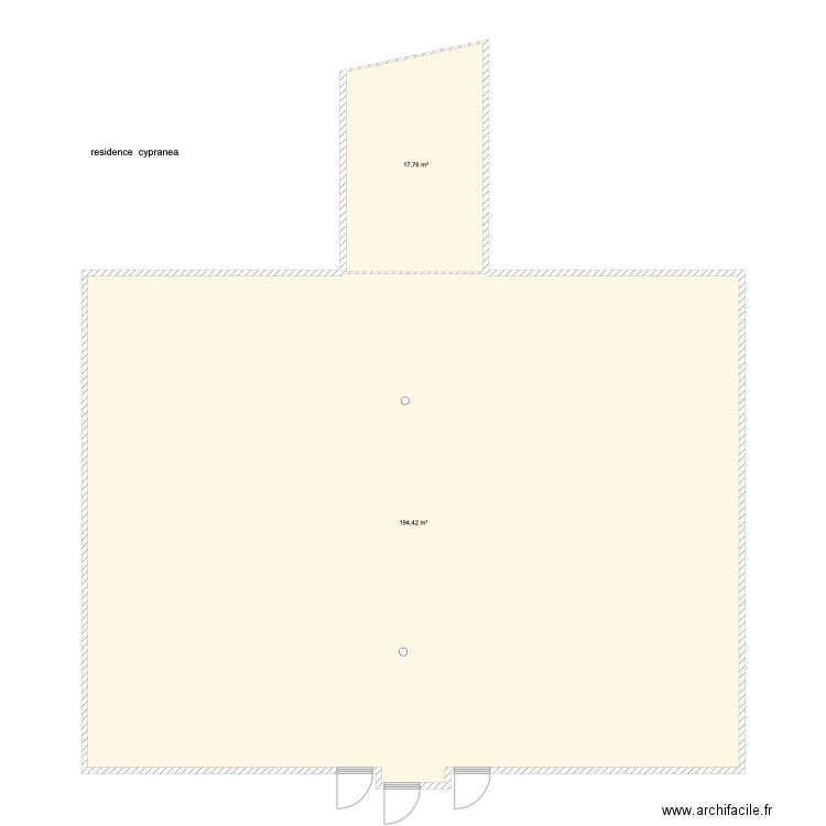 residence cypranea parking. Plan de 0 pièce et 0 m2