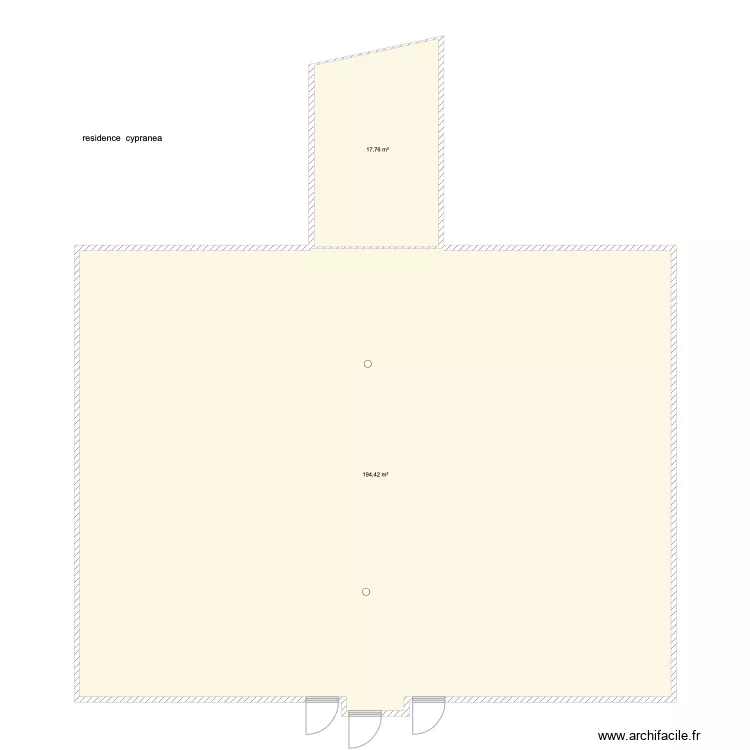 residence cypranea parking. Plan de 