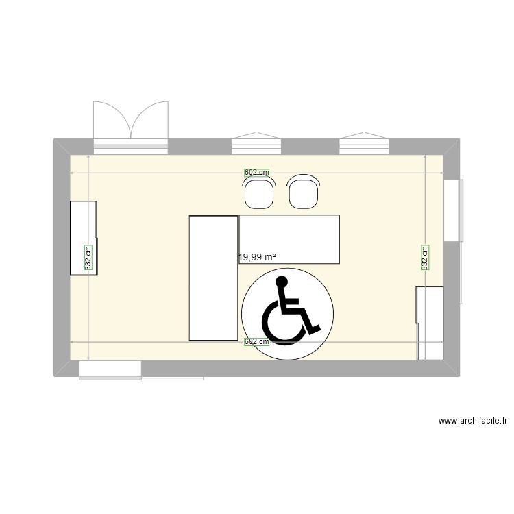 plan bureau 2. Plan de 0 pièce et 0 m2
