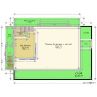 Villa Luxe  PLAN Terrasse Vide