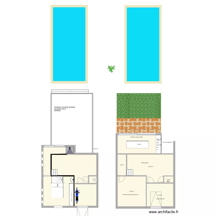 Garage 3. Plan de 