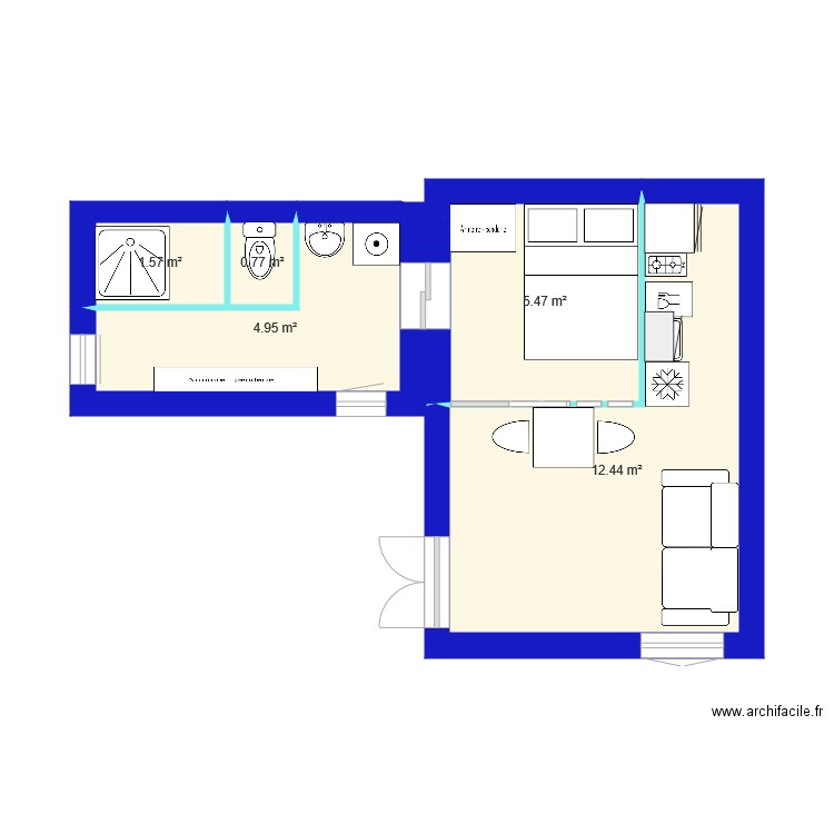 T2 LOCATION. Plan de 0 pièce et 0 m2