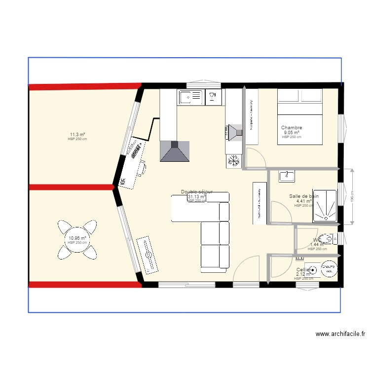 plan FINI. Plan de 0 pièce et 0 m2