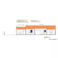 Extension Garage Fa&ccedil;ade Sud