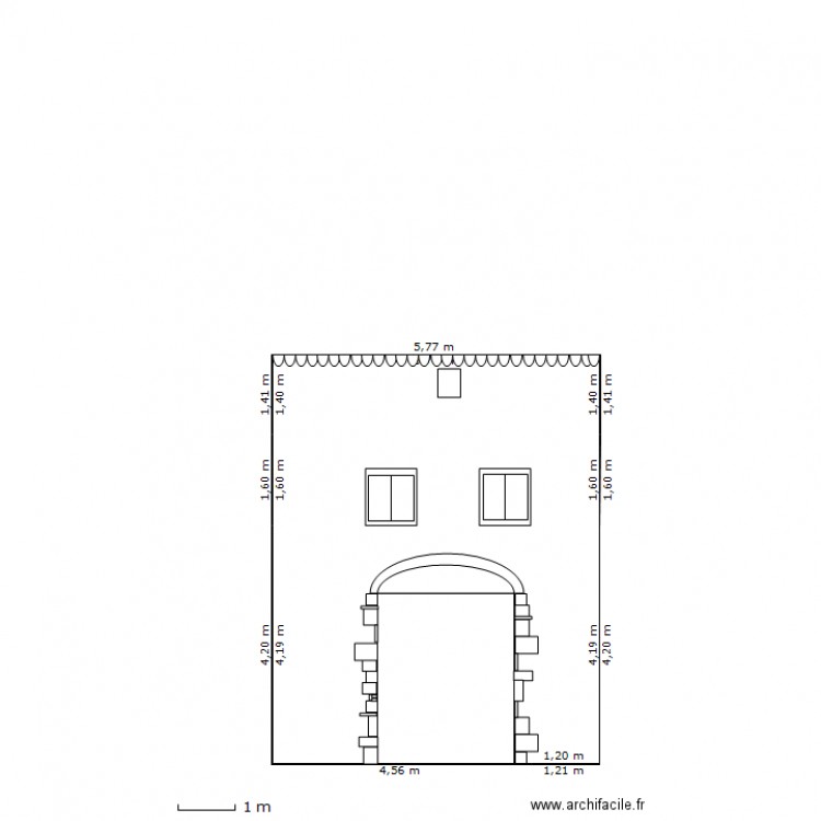 Niveau 0 garage. Plan de 0 pièce et 0 m2