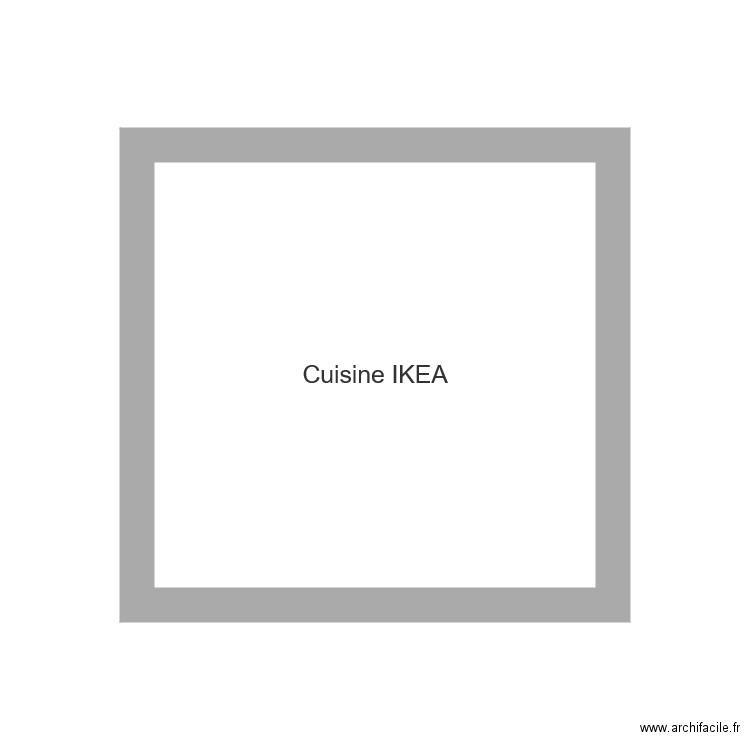 Cuisine IKEA. Plan de 0 pièce et 0 m2
