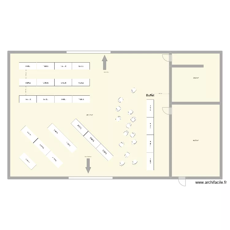 SALLE DES 2 VIADUCS-2022. Plan de 