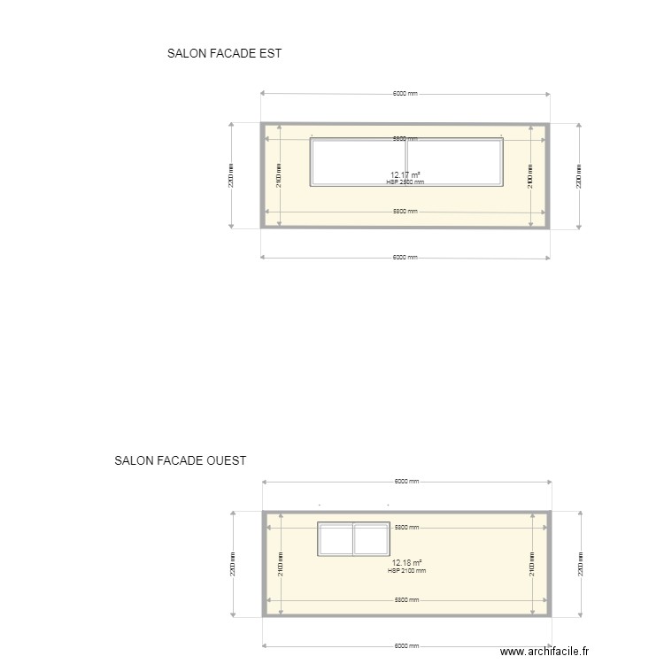 FACADES SALON. Plan de 0 pièce et 0 m2