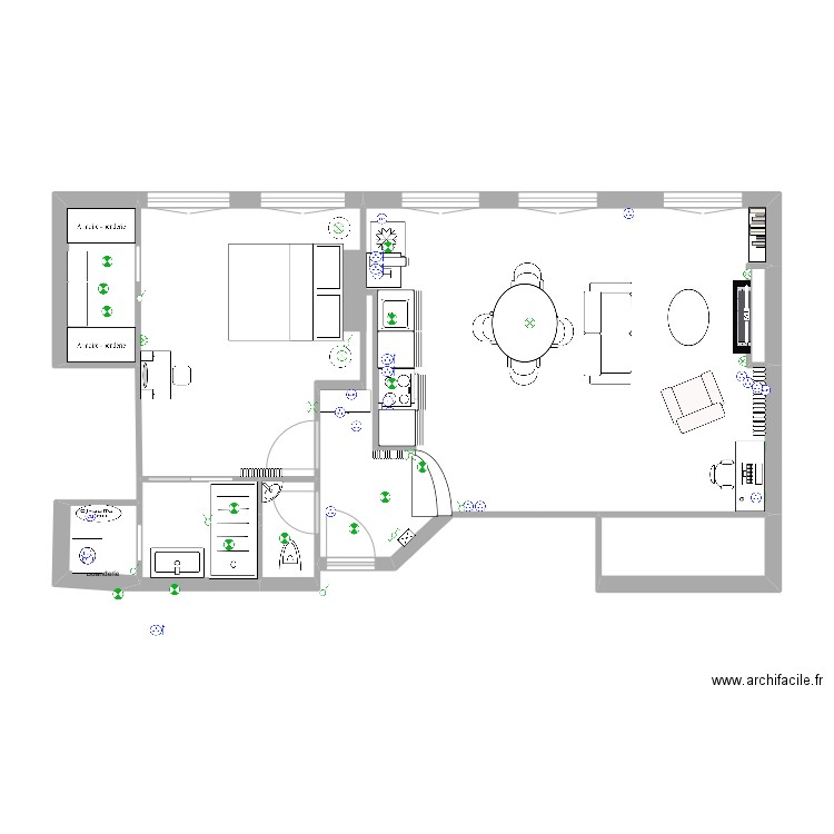 14Beaune_plan elec bis. Plan de 0 pièce et 0 m2